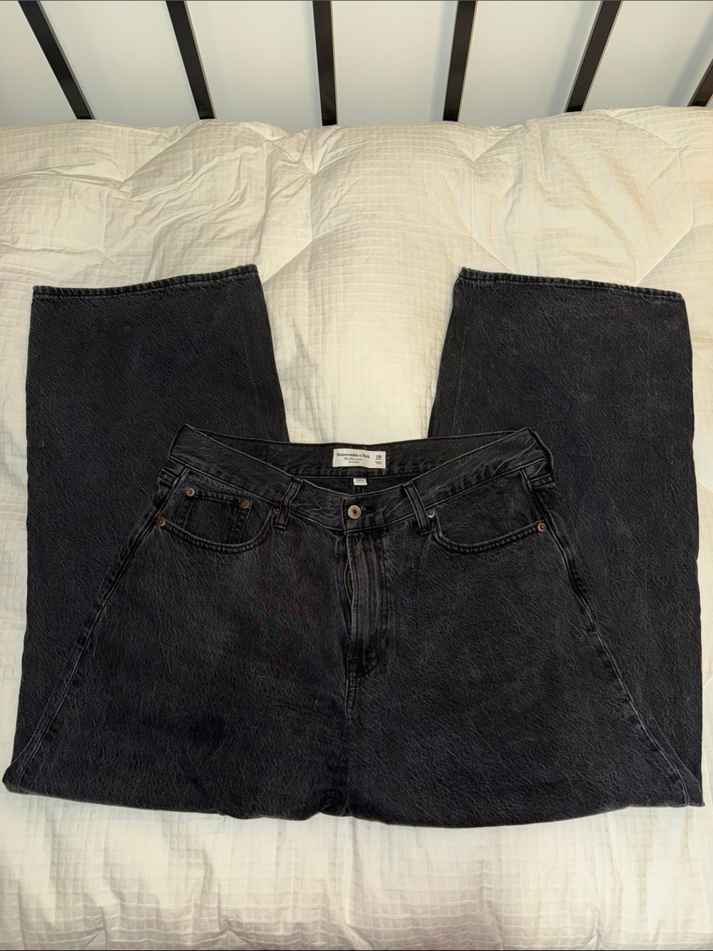 Abercrombie and Fitch Curve Love Ultra Loose Low Rise Jean, size 29/8